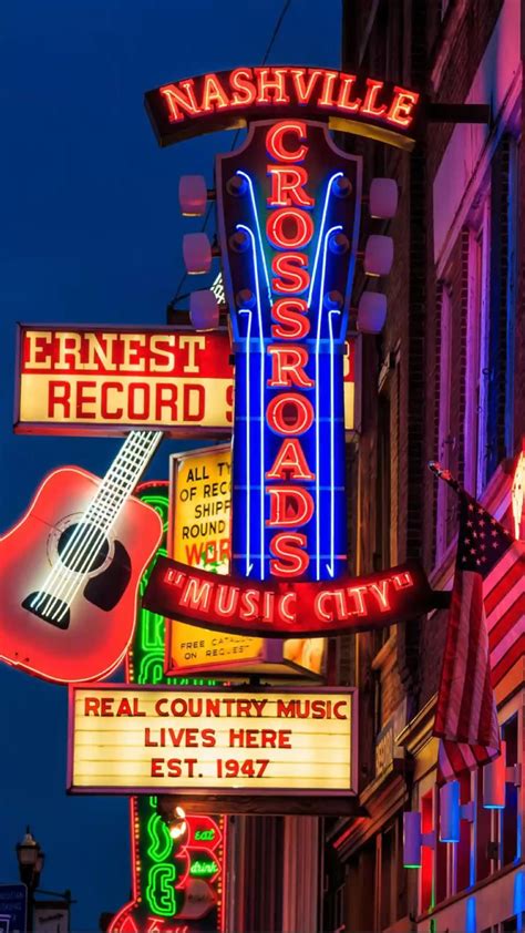 Nashville tennessee downtown bars night country music – Artofit