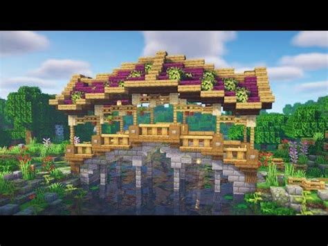 (1340) Minecraft | How to Build a Fantasy Bridge | Easy Bridge Tutorial - YouTube | Minecraft ...