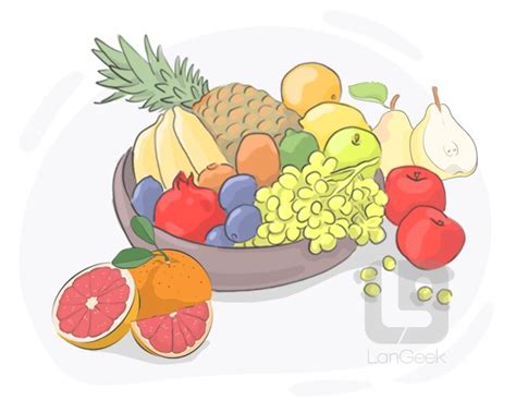 Definition & Meaning of "Edible fruit" | LanGeek