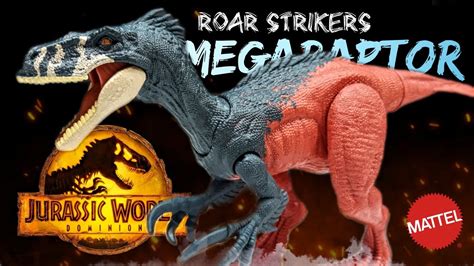 Jurassic World Dominion Roar Strikers Megaraptor Dinosaur Action Figure ...