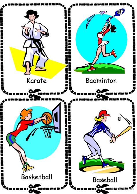 Sports flashcards vocabulary flashca…: English ESL worksheets pdf & doc