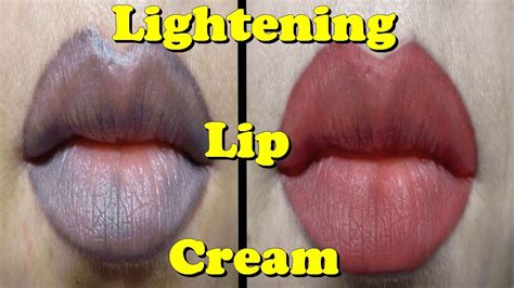 lightening lip cream - YouTube