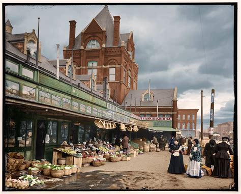 City Market, Kansas City, Missouri, 1906 - from Imbued with Hues Kansas City Missouri, Missouri ...