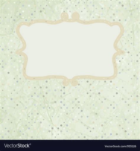 Vintage polka dot card Royalty Free Vector Image