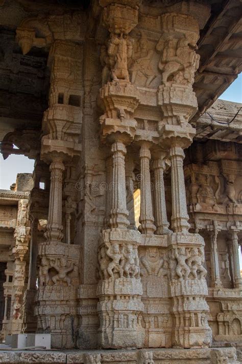 Musical Pillars Of Vittala Temple Hampi Stock Photo - Image: 59790826