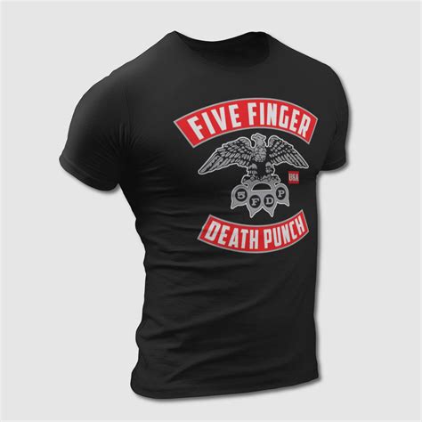 Five Finger Death Punch T-Shirt, 5FDP Logo Tee-Shirt, Metal Merch – Metal Merch T-Shirts | Metal ...