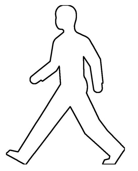 Walking Person Outline