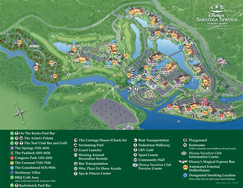 Saratoga Springs Resort Map - KennythePirate.com