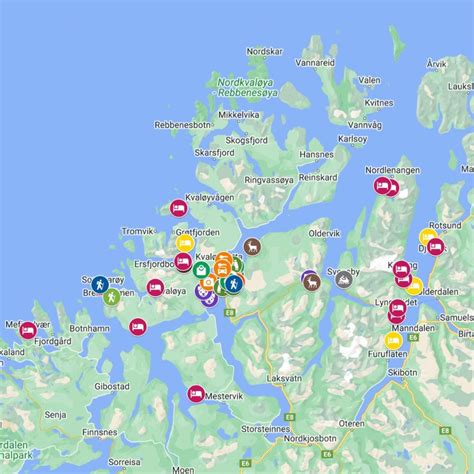 Map of Tromso - Winter edition | Guide to Lofoten