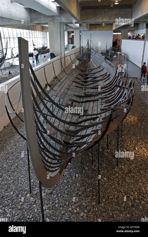 Skuldelev 2 Viking Ship Museum Roskilde Denmark Stock Photo - Alamy