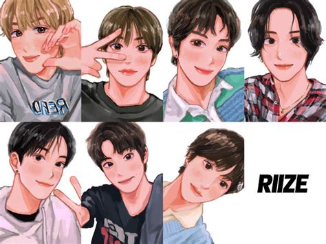 Pin by 𝐍𝐢𝐤𝐤𝐢 𝐂𝐡𝐫𝐢𝐬𝐭𝐢𝐧𝐚 on RIIZE 🧡 in 2023 | Fan art, Kpop iphone ...