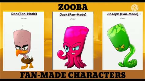 Zooba Fan-Made Characters From Fandom/ #zooba#games - YouTube