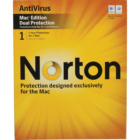 Symantec Norton AntiVirus Dual Protection for Mac 21151940 B&H