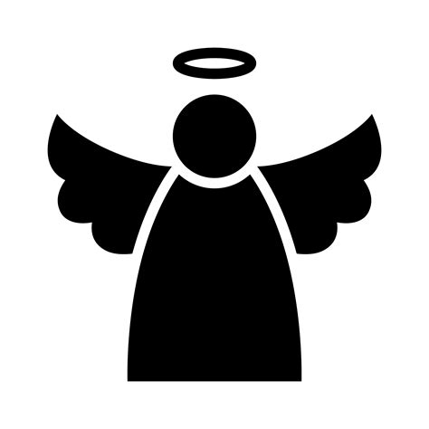 Christmas Angel Silhouette at GetDrawings | Free download