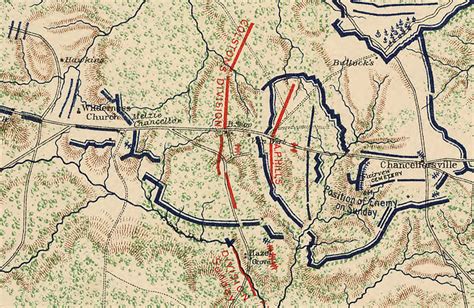 Chancellorsville Battle Map with All Three Days – Battle Archives