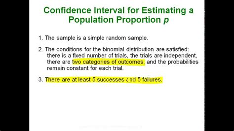 Statistics - Estimating a Population Proportion - YouTube