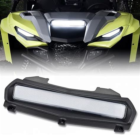 SAUTVS LED Hood Accent Light for Yamaha RMAX 1000, Front Auxiliary Light Daytime Running Light ...