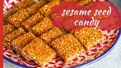 3-Ingredient Crunchy SESAME SEED CANDY - YouTube