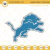 Detroit Lions Logo Embroidery Files, NFL Football Team Machine Embroidery Designs