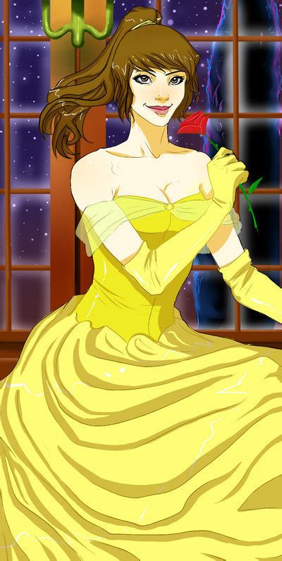 Anime Belle - Disney Princess Fan Art (17090047) - Fanpop