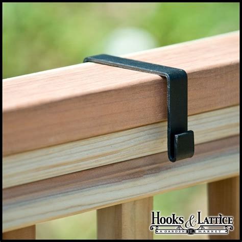 Deluxe Deck Rail Bracket - 2x4 Wood Railing - (Pair) $10.85 | Wood railing, Deck rail bracket ...