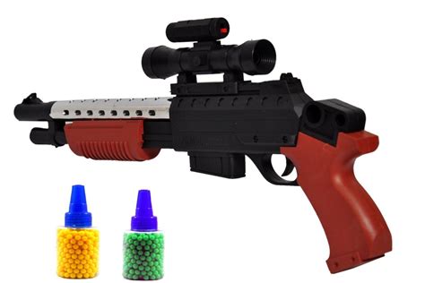 Air sport BB Toy Gun 18" with 2 Bottles of Random Colors BB Bullets - EasyShopping24x7