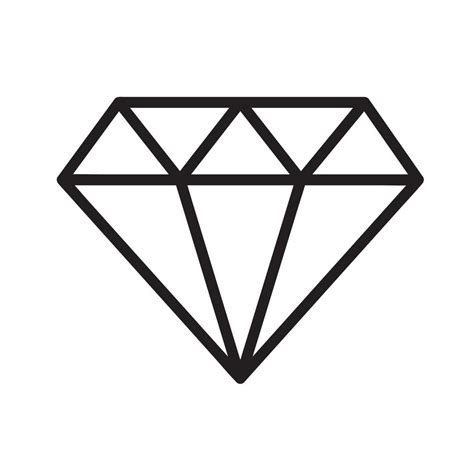 simple diamond icon. vector illustration 11353714 Vector Art at Vecteezy