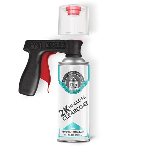 2K Clear Coat High Gloss Aerosol Spray Can with Premium Trigger Grip - ERA Paints