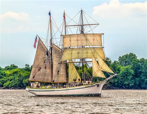 Tall Ship - Barquentine Gazela Photograph by Nick Zelinsky Jr