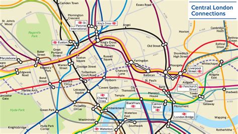 Transit Maps: Official Map: Geographical “London Connections” Map by TfL