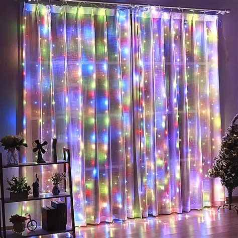 Fairy Curtain Lights Usb String Lights Remote Control - Temu