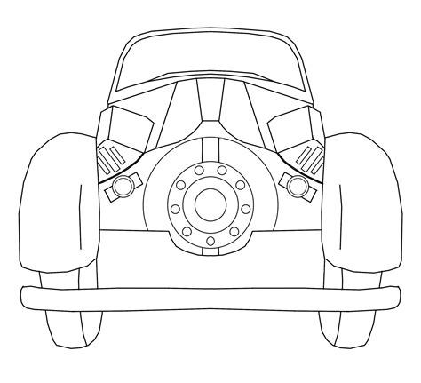 Car Front View Drawing at GetDrawings | Free download