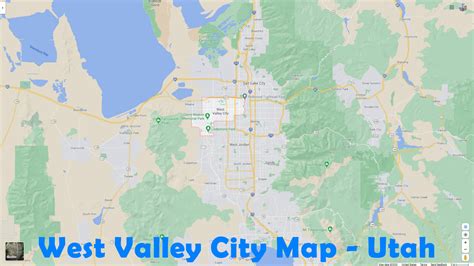 West Valley City Utah Map - United States