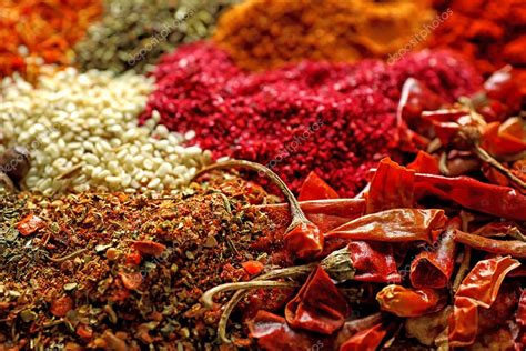 Different flavored spices Stock Photo by ©belchonock 126474970