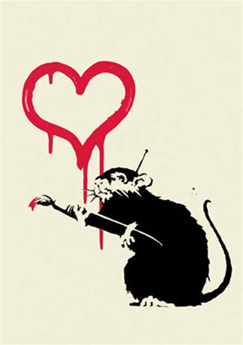 Banksy Love Rat | Contemporary Art Trader