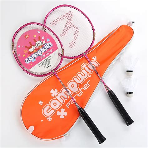 1 Pair Badminton Rackets for Children 3 12 Year Old Kids Aluminum alloy ...