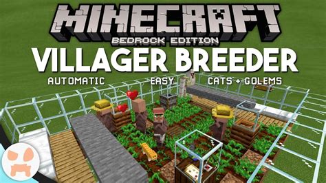 How To Build A Villager Breeder 1 20 Bedrock