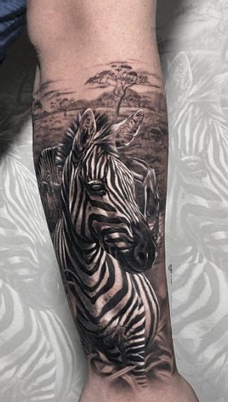 Zebra Tattoos | Zebra tattoos, Animal sleeve tattoo, African sleeve tattoo