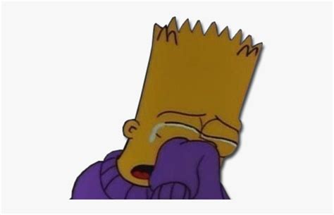 Bart Simpson Png Transparent Images - Bart Simpson Meme Sad, Png Download , Transparent Png ...