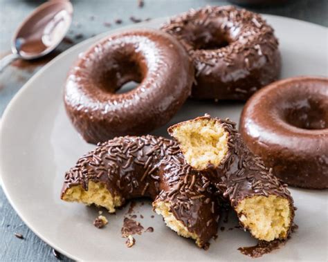 Chocolate-Glazed Baked Cake Doughnuts - Bake from Scratch