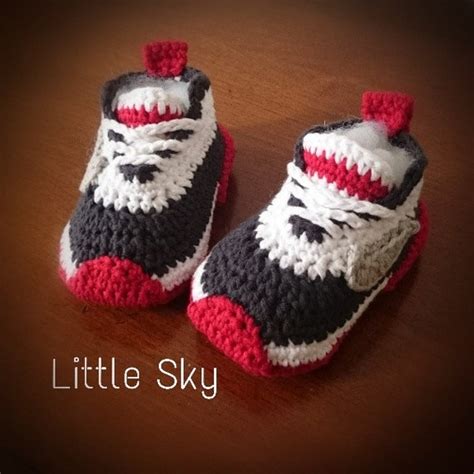 Crochet Nike Baby Shoes Pattern