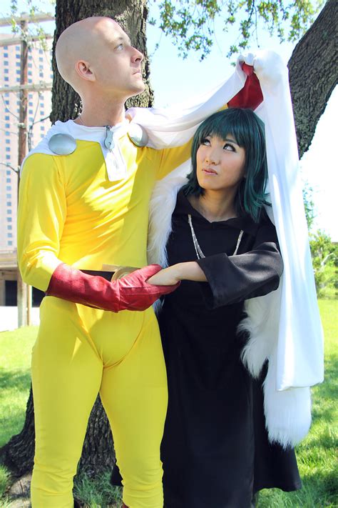 Saitama Protects Fubuki, One Punch Man Cosplay by firecloak on DeviantArt