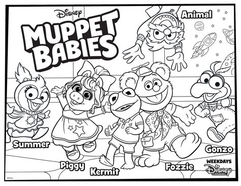 Desenhos Do Muppet Babies Para Colorir E Imprimir Imagens E Moldes ...