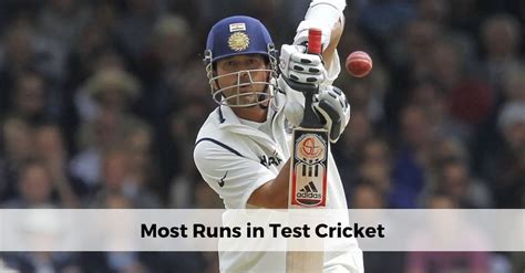 Most Runs in Test Cricket History | Most Runs for India in Tests