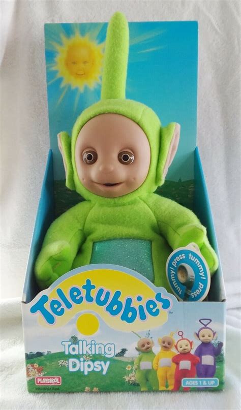 Teletubbies Playskool 1998 "DIPSY" Teletubbies 14" Plush Talking Doll ...