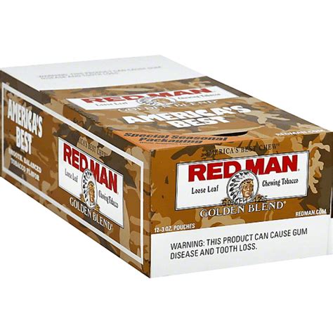 Red Man Chewing Tobacco, Golden Blend, Loose Leaf | Chewing Tobacco | Carlie C's