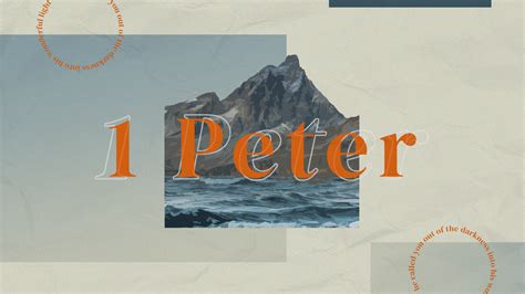 1 Peter Sermon Series Graphic on Behance