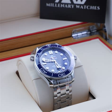 Omega Seamaster Diver 300 M Blue Dial 42mm New 2021 - Millenary Watches