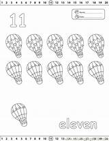 11 Number coloring Page  Free Printable Coloring Pages Preschool sketch template
