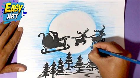 🔴Como dibujar un TRINEO DE NAVIDAD 2 ⭐ How to draw and colour a sled 🎁Dibujos faciles para niños ...